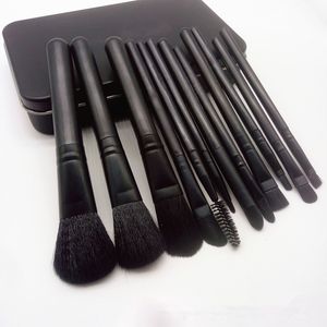 M Herramientas de maquillaje 12 PC Cepilizos de maquillaje Kit Travel Beauty Professional Foundation Seshadow Cosmetics Brush