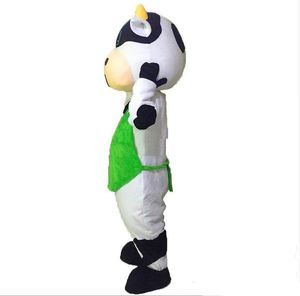2019 vente directe d'usine costumes de mascotte de vache à lait déguisements photo réelle livraison gratuite