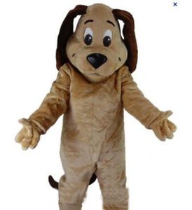 2019 Venta de fábrica hot \ TAN DOG MASCOT HEAD Disfraz Animal Theme Disfraces envío gratis