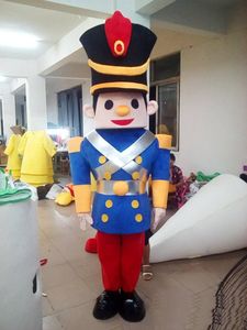 2019 Costume de mascotte de soldat de Noël en peluche adulte léger et facile à porter de haute qualité pour adulte à porter en vacances