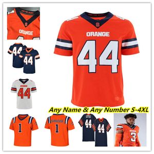 Maillots de football Ncaa College Syracuse Orange Garrett Shrader Sean Tucker Oronde Gadsden II Sean Tucker Devaughn Cooper Courtney Jackson Mikel Jones Marlowe Wax 4X