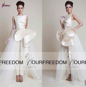 2019 Nouvelles robes de soirée Arrivée Azzi Osta Design speical sans manches IVORY Robes d'occasion spéciale Robe de soirée Femme Pan8004679