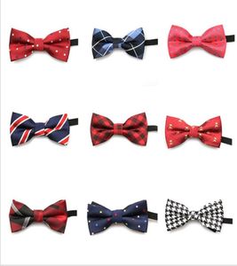 2019 New Design Children Ties Fashion Color Color Bow Casual Dot Ties for Handsome Boy Gift6632826