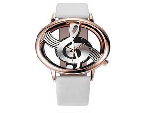 2019 New Fashion Woamines Watchs Note Music Notation Leather Analog Quartz Wrist Watch Bracelet Creative Casual Ladies Watches4885040