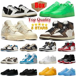 Nike Air Jordan Air Force Dunk Low Chaussures de course Hommes Femmes Off White Black Basketball Jumpman 1 1s 4 Sail 4s 5 Tn Plus Fly knit 2.0 Casual Shoe Sports Sneakers Trainers