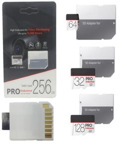 2020 32GB 64GB 128GB 256GB carte Micro SD TF carte mémoire classe 10 nouvelle carte EVO UHSI avec adaptateur paquet de vente au détail 30pcs2319646