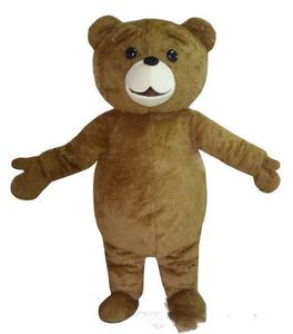 2020 Discount vente d'usine Ted Costume Teddy Bear Mascot Costume Shpping gratuit
