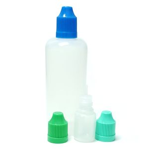 5ml 10ml 15ml 20ml 30ml Botella a prueba de niños Tapas de seguridad de punta larga y delgada Cigarrillo electrónico En stock Gratis