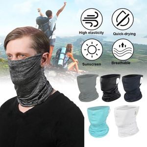 Casquettes de cyclisme masques anti-poussière UV Bandana guêtre écharpe mode 2022 boucles de glace soie oreille cou Protection du visage