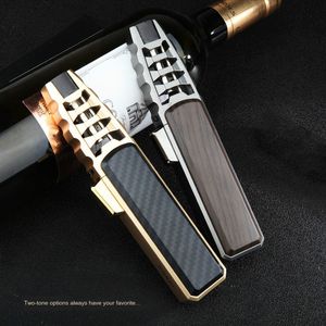 Windproof Cigar Lighter Pen Spray Gun Jet Butane Pipe Lighter Metal Gas Kitchen Welding Torch Turbo Gadgets for Men
