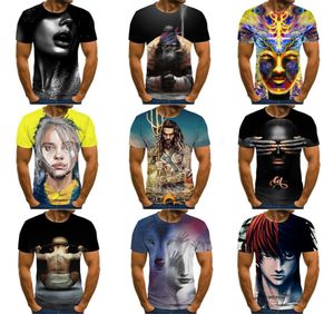 2020 Hommes T-shirts d'horreur Mode Nouvel Été Men039s T-shirt à manches courtes Casual 3D Zombie Imprimer Rock T-shirt pour homme Full Print8166675