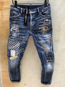 2020 nouvelle marque de jeans décontractés pour hommes européens et américains à la mode, lavage de haute qualité, meulage à la main pur, optimisation de la qualité LT891
