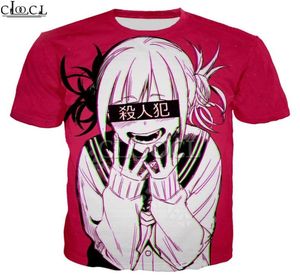 2020 Nouveau style sexy Anime Girl My Hero Academia Ahegao Manga 3D imprimé T-shirt Femmes Hommes manches courtes Casual Streetwear Tops2643895