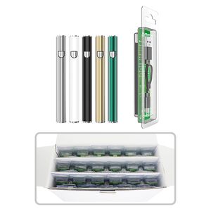 2023 El más nuevo cigarrillo electrónico batería usb passthrough voltaje variable 510 precalentamiento vape pluma batería para cartuchos de vape