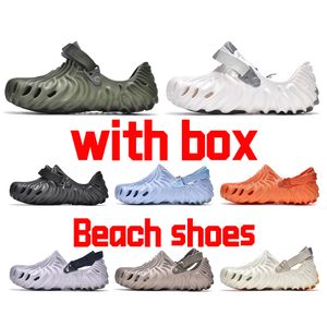Sandalias de diseñador simples Zapatillas con agujeros de concha Hombres clásicos Fondo grueso Hombres Mujeres Verano Aumento Zapatos de playa antideslizantes Zapatos de mujer casuales para el hogar