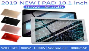 2021 tablettes Android PC 3G WCDMA 1280800 101 pouces écran IPS MTK6797 20MP caméra 6G 64G 4000mAh GPS FM wifi Bluetooth2910226