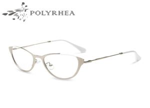 2021 Brand Designer Cat Eye Eyeglass Frames Women Women Optical Fashion Cadre avec boîte et cas9122736