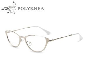 2021 Brand Designer Cat Eye Eyeglass Frames Women Women Optical Fashion Cadre avec boîte et cas6306785