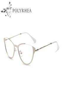 2021 Brand Designer Cat Eye Eyeglass Frames Women Women Optical Fashion Cadre avec boîte et cas1082792