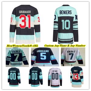 Maillot de hockey classique d'hiver 2024 Vince Dunn Oliver Bjorkstrand Jared McCann Jaden Schwartz Matty Beniers Eberle Yanni Gourde Tye Kartye Philipp Grubauer Larsson