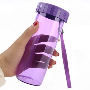 2021 vasos de plástico portátiles creativos taza espacial deportes al aire libre estudiante pareja bonita botella de agua práctica