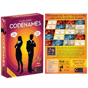 2021 tchèque et jeux noms de code Action Code confidentiel explosif carte de société jouets d'échecs puzzle jeu Spot