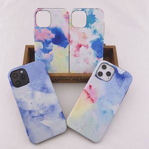 2021 Célèbre designer Graffiti art pour étui iphone 12 mini 11 pro max 7 8 plus X XS XR dur PC cuir couverture de luxe coques de téléphone coque avec boîte