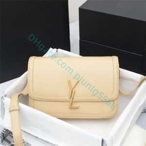 De calidad superior de lujo SOLFERINO Diseñador de cuero genuino Bolsas de hombro para mujer sobre Monederos cruzados Moda hombre Bolsos de piel de vaca Messenger Tote Bolsas de embrague