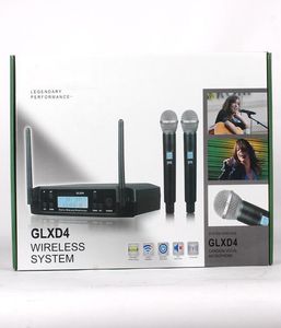 2021 GLXD4 Micrófono inalámbrico vocal dinámico con interruptor de encendido y apagado Micrófono de mano para karaoke ALTA CALIDAD para uso en el hogar7496068