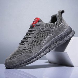 2021 Hommes Running Shoes Mesh Grey Beige Sold Sold Soft Sports Sneakers Baskets Formateurs à l'extérieur Jogging Taille de la marche 39-44