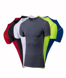 2021 Gimnasios Gimnasios Capas base de compresión de ropa debajo de la parte superior Camiseta Carrera de cabras Cortadas Skins Wear Sports Fitness7222680