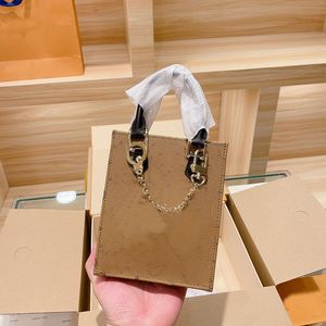 2021 Mini sac fourre-tout portefeuille plaine sacs à bandoulière lettre sac à main en cuir véritable fourre-tout sac à main matériel doré mode foulard en soie sacs à main