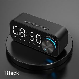 Nouveau mini haut-parleur Original portable avec LED affichage numérique minuterie de sommeil fonction Snooze réveil haut-parleurs sans fil