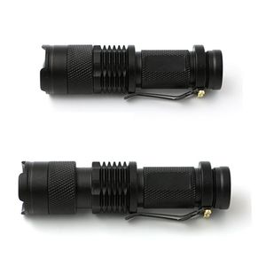 2021 nouvelle Mini lampe de poche 2000 Lumens CREE Q5 torche LED AA/14500 Zoom réglable lampe torche Penlight étanche pour l'extérieur