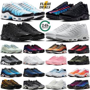 zapatilla tn plus tns terrascape Running shoes men women Toggle Lacing Olive Triple Black Reflective Gold Clean White University Ice Blue Hyper Jade trainers sneakers