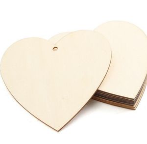 2021 NUEVA capa de madera Artesanía de madera Formas Amor Corazón Placas Signos de San Valentín Corazones en blanco