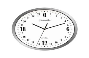 2021 Date 24 heures Cadran Design 12 pouces Horloge Cadre en métal Mode moderne Décoratif Horloge murale ronde Décoration de la maison Bar Étude H8596106