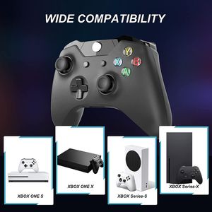 Contrôleur sans fil Contrôleurs de jeu PC Manettes de jeu à double vibration compatibles avec Xbox Series X / S / Xbox One / Xbox One S / One X avec LOGO d'origine DHL