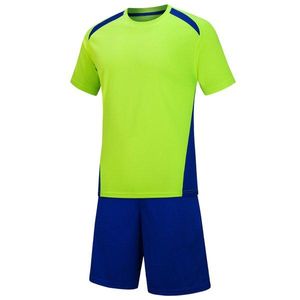 2021 Maillot de football Ensembles Été Jaune Jeux d'étudiants Match Formation Guangban Club Football Costume 01