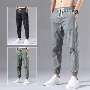 Pantalones de hombre 2021 Primavera Verano Casual hombres Joggers algodón Slim Fit Chinos finos otoño moda pantalones masculinos Harem de talla grande