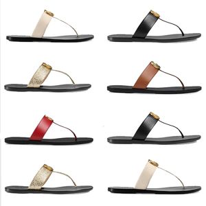 2021 SS sandales classique luxe Designer pantoufles femmes hommes mode décontracté mince noir tongs dames marque Beige chaussures avec boîte