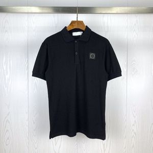 2021 verano hombres Polo colección de moda brújula Logo parcheado algodón mujeres camisas estilo Streetwear Casual Shirts1022