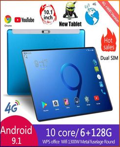 2021 tablettes Android 90 Octa Core 10 pouces tablette PC 6GB RAM 128GB ROM 50MP WIFI AGPS 4G LTE 25D verre trempé IPS 1280x8005502715