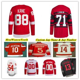 Detroit Hockey Dylan Larkin Jersey Patrick Kane Alex DeBrincat Lucas Raymond Moritz Seider Shayne Gostisbehere J.T. Compher James Reimer Steve Yzerman Pavel Datsyuk