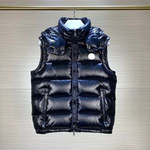 Diseñador Tibb Chalecos con capucha para hombre Marca de Francia Chaleco de plumón Bormes para mujer Chaqueta de invierno Insignia en el pecho bordada Chaquetas de abrigo cálidas