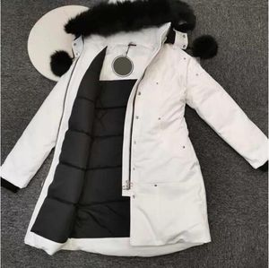 2021 Women Down Jacket Coats Winter Womens Outdoor Canadá Big Fur Collar Sutwear engrosado de alto grado a prueba de viento y caluroso deto8819091