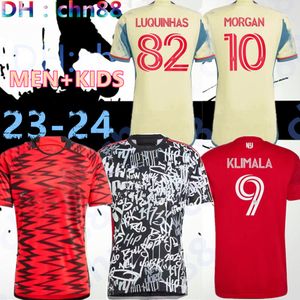 New York Red 24 25 Bulls Soccer Jerseys MORGAN 2022 2023 2024 Fans Player EDELMAN TOLKIN ELIAS MANOEL AMAYA BURKE LUQUINHAS Camiseta de fútbol FERNANDEZ Mens MLS Jersey