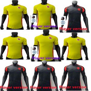 X-xxl Taille Colombia James Player Version Soccer Jerseys Man Kit 2025 Columbia National Team Football Shirt Home Away Set Camisetas 2024 Copa America D.Valoyes Arango