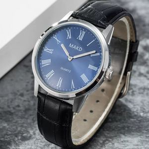 Relojes para hombre de primeras marcas, reloj de cuero resistente al agua de 50m para hombre, reloj de cuarzo informal de moda para negocios