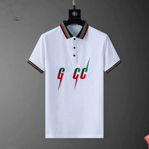 2023 Designer Polo rayé T-shirt Lettre Pull Chemise Bee Floral Broderie Homme Femme High Street Fashion Top S-3XL